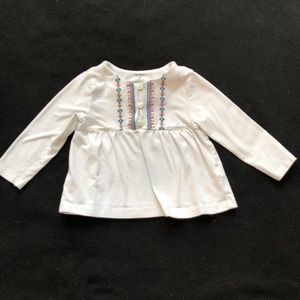 3/$20 - Carter’s Embroidered Top - 9 months